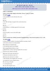Đề thi giữa kì 2 Tiếng Anh 9 Global Success - Đề số 2